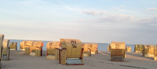 Abendlicht am Hauptstrand