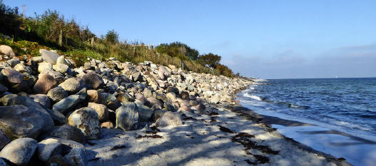 Südlicher Naturstrand an der Leuchtturmstraße