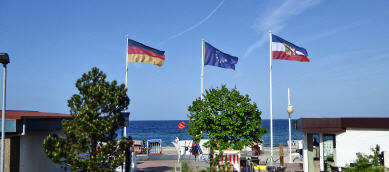 Der nächste Strandzugang vom Ferienhaus